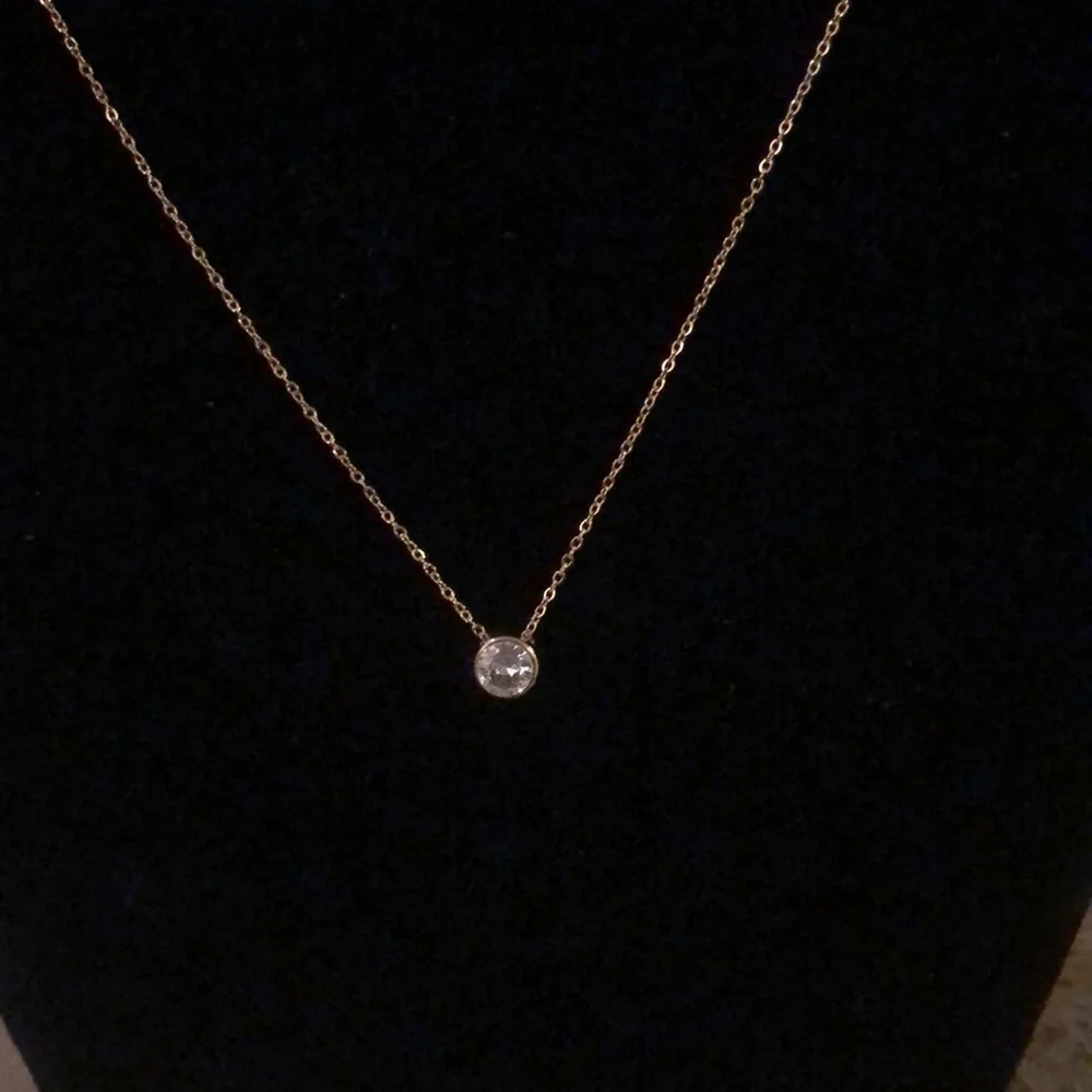Minimalist Gemstone Necklace - Picture 4 of 11